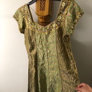 Like green Indian suit